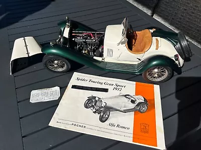 Pocher Alfa Romeo 1932 Spider Gran Sport Model 1/8 Scale • $400