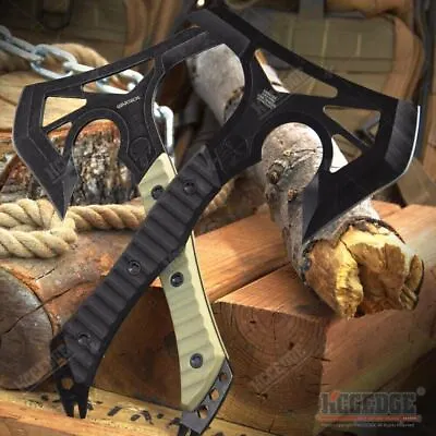 12   SKULL Tactical Hunting Camping Military Survival Rescue Axe Hatchet • $28.97