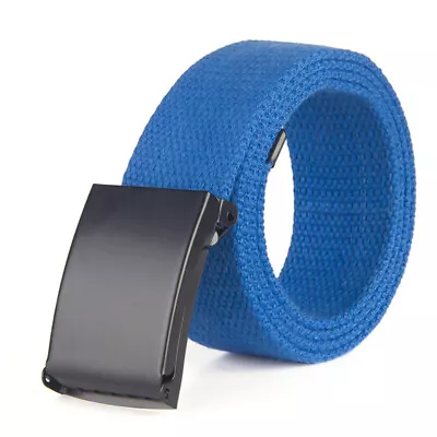 Women's Pant Belt Men's Wholesale Spot Solid Color Canvas Belt New Fashion • $8.08