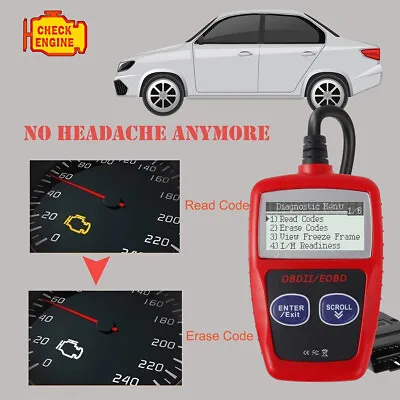 OBD Code Reader Automotive OBD2 Scanner Car Diagnostic Tool Check Engine Fault • $9.98