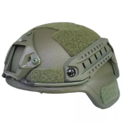 MICH IIIA Ballistic Helmet UHMW-PE Bulletproof Medium Green Military Use • $159.99