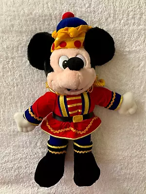 VTG. Disney World Holiday 14  Nutcracker Mickey Mouse Plush. • $9.95