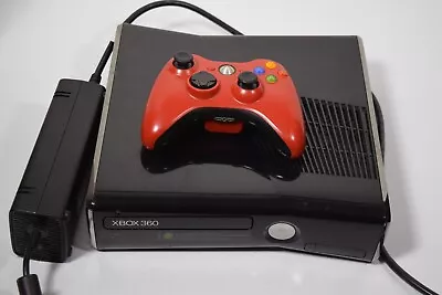 Xbox 360 S Slim Black Console Model 1439 Console W Controller Tested • $38