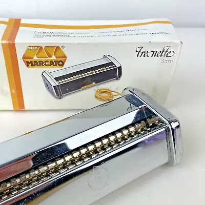 MARCATO TRENETTE ATTACHMENT PASTA MACHINE Gourmet Himark Atlas Accessory Italy • $40.49