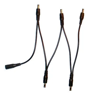 3 4 5 Way Guitar Effects Pedal 9v Daisy Chain Power Supply Cable Splitter Lead • £3.99