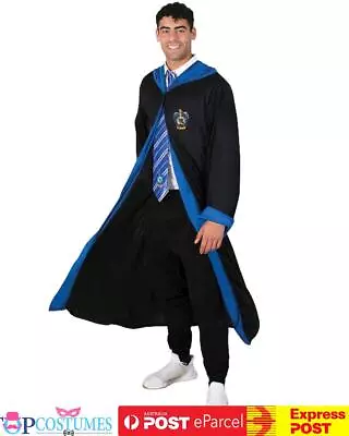 Deluxe Ravenclaw Licensed Harry Potter Mens Robe Cloak Book Week Costume • $54.90