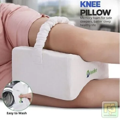Memory Foam Knee Support Orthopedic Leg Pillow Sleep Joint Hip Pregnancy Support • £11.99
