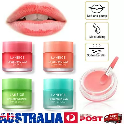 Laneige Lip Sleeping Mask Mini Kit Set Night Care Set Water Lip Mask 8g X 4 Pcs • $16.86