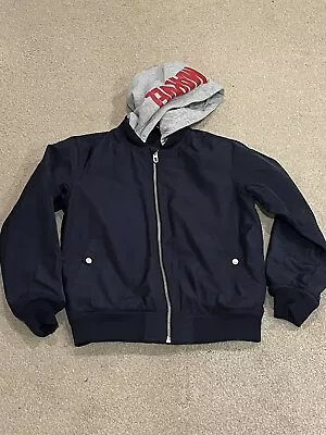 Boys H&M Marvel Bomber Jacket Age 6-8 Years • £6