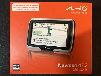 Navman Mio 475 UK & ROI Mapping - 4.3  Widescreen Display • £19.99