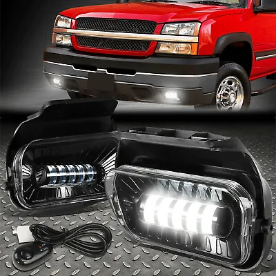 For 03-07 Chevy Silverado Avalanche Led Projector Fog Light Lamps+switch Clear • $79.99