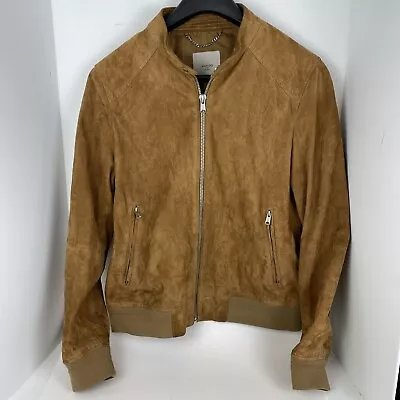 Mango Suede Goat Leather Jacket For Men Medium • $150