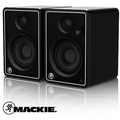 Mackie CR4X Studio Monitors PAIR 4-inch 50W Limited Edition Silver • £93.95