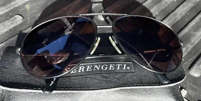 Vintage Serengeti  Drivers  Aviator 5320 K Corning Optics Sunglasses. • $125