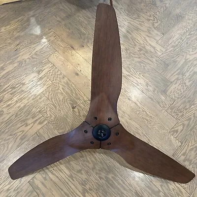 Big Ass Fan Haiku Ceiling Fan Cocoa Black Bamboo 60 Inches NO REMOTE • $557.07