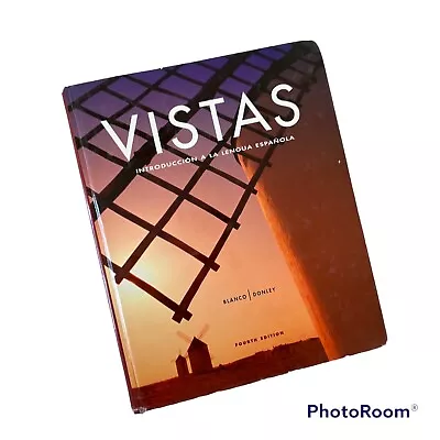 Vistas Fourth Edition With Supersite Access Code (Hardcover 2012) #9781617670572 • $10.97