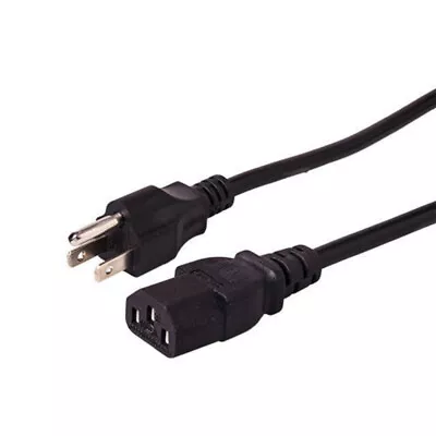 AC Power Cord For Mediasonic H82-SU3S2 3.5  Black USB3.0 ESATA ProBox 8 Bay • $12.99