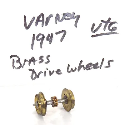 Vtg / Ho / Varney  / 1947 / Brass Drive Wheels / Brass Gear / Htf Parts • $9.95