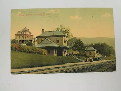 K1284 Postcard Union Depot Millersburg PA 1910 Train Tracks  • $4.99