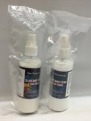 100ml Sublimation Spray Sublimation Cotton Coating Spray For All Fabric - 2 Pack • £25.30