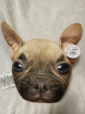 $2.99 • Buy NO TAGS●French Bulldog Puppy Dog●Plush Throw Pillow●Realistic Face/Head●Frenchie