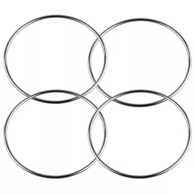 £6.19 • Buy 4x Chinese Linking Rings Magic Classic Metal Ring Link Trick Stage Or Close Up