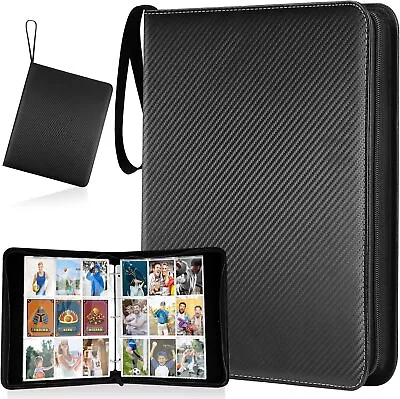 900 Pockets Trading Card Binder Holder Double Sided Zip Folder Album Book 9 Slot • £14.89