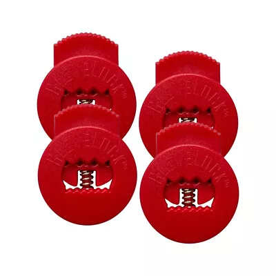 GloveLock 4-Pack Baseball/Softball Glove Lace Locking Clips - Scarlet • $9.95