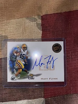 2008 Matt Flynn Press Pass Rookie Auto Lsu Tigers Green Bay Packers • $60