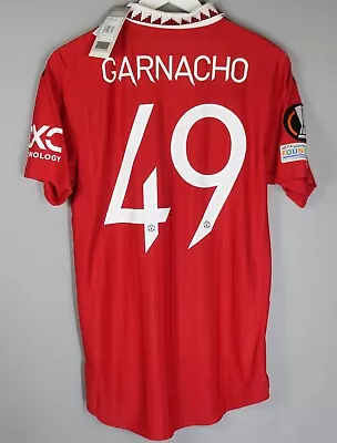 Nwt Manchester United 2022 2023 Home Player Issue Jersey #49 Garnacho Authentic • $143.99