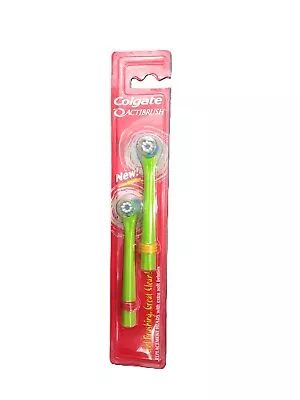 Colgate Actibrush Replacement Toothbrush Heads TWO- 2 Pack Extra Soft NEW! • £8.99