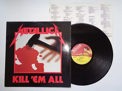 £11.50 • Buy Metallica-kill 'em All..superb! Uk Press N/mint Vinyl Lp 1983