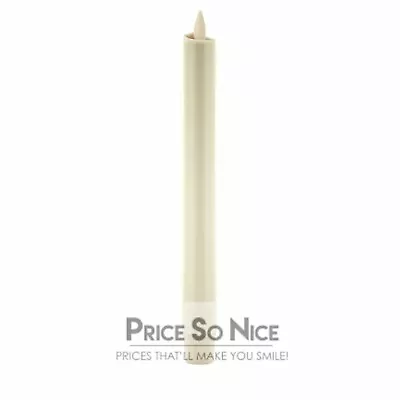 $29.99 • Buy Pottery Barn Flickering Flameless Taper Ivory Candle - 8  - New  MSRP $59