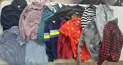 J.Crew Crewcuts Boys Lot Of 13 Shirts Sweaters Vest Tops Sz 6-7 • $90