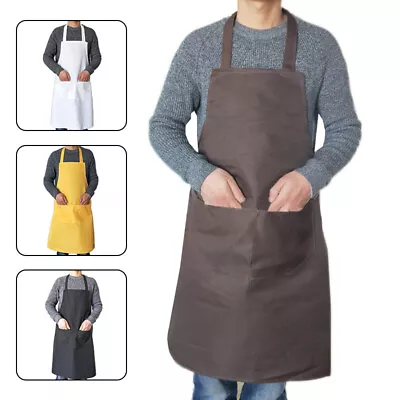 Unisex Adult Chef Apron Mens Cooking Chef Baking Kitchen BBQ Restaurant Tool • $4.45