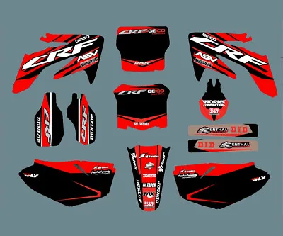 Graphics Kit Deco Decal Sticker For Honda CRF250R 2005-2009 2006 2007 2008 • $74.82