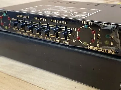 Vintage Old School Hercules 7 Band Car Stereo Graphic Equalizer Booster Eq-650l • $61.52