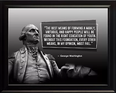 £172.16 • Buy George Washington The Best Means Print Picture Or Framed Wall Art