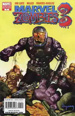 Marvel Zombies 3 #1A VF/NM; Marvel | Arthur Suydam Machine Man Variant - We Comb • $2.50