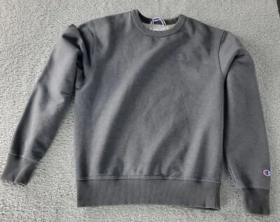 Vintage Champion Logo Crewneck Sweatshirt Gray  Size Small • $16.99