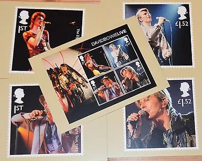 £2.30 • Buy David Bowie Live StampCards Postcards New