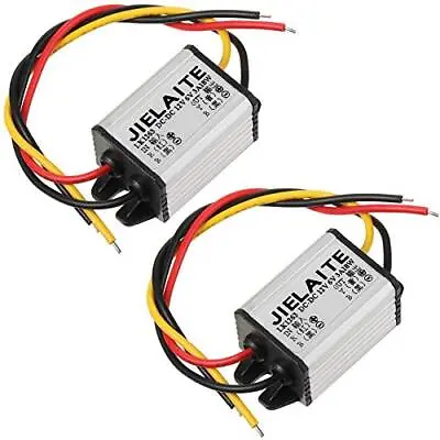 2 Pieces Car Power Converter 12v To Dc 6v Buck Voltage Reducer Regulator 3a 18w  • $18.90