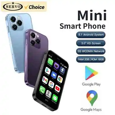 3 Inch Mini Android 10.0 Unlocked Smartphone 3G 4G Dual SIM 2GB+16GB Camera • $59.86