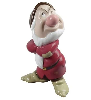Nao By Lladro  Disney Porcelain Figurine Grumpy 02001814 Was £95.00 Now £85.50 • £85.50