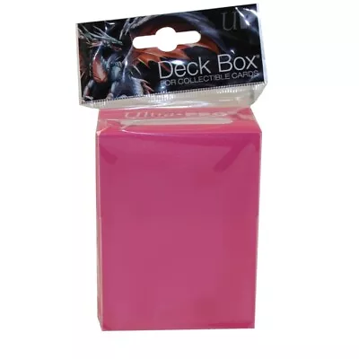 Trading Card Supplies - Ultra Pro DECK BOX - BRIGHT PINK - New • $5.89