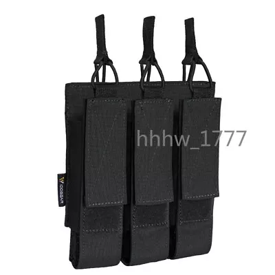 Tactical Mag Pouch Mag Carrier MOLLE For Submachine Airsoft Camo MP5 MP7 Bags • $27.69