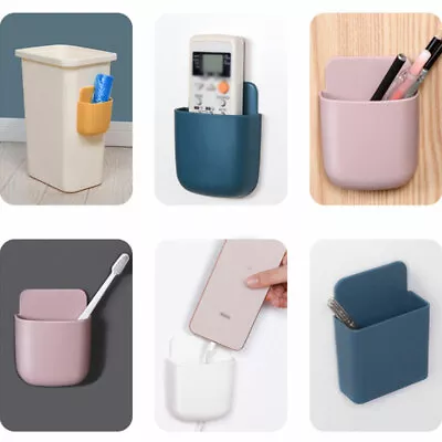 $2.71 • Buy Wall Mount Mobile Phone Charging Key Holder Remote Control Storage Box Bracket^