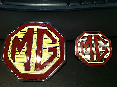 MG Badge Front Grille And Rear Boot Badges For MG ZR ZS Mk 2 Models • £16.25