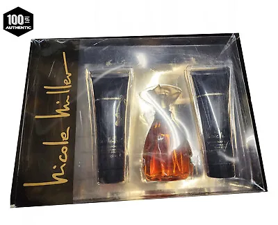 Nicole Miller By Nicole Miller 3 PC Gift Set-3.4oz EDP Spray+3.0oz BLotion+SGel • $99.99