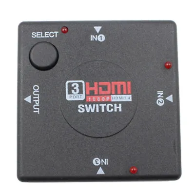 3Or5 Port HDMI Splitter Switch Selector Switcher Hub+Remote 1080p For HDTV P-r* • $7.04